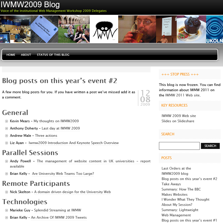IWMW-2009-blog